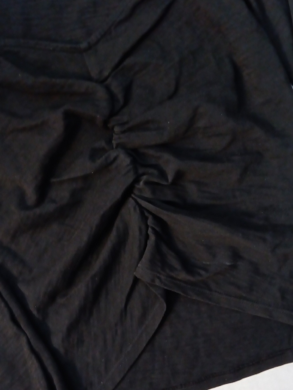 Nation Black Ruched Front Top - Picture 2 of 5